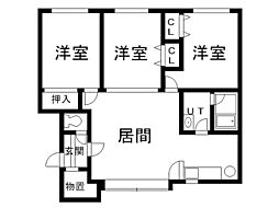 ファミール C棟 1階