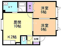 ディープヴィレッヂA 2階