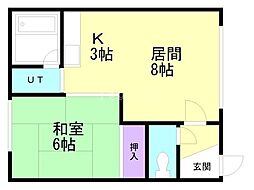 間取図画像 1LDK
