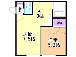 間取図画像 1LDK