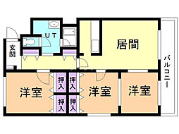 N515 3LDKの間取図画像