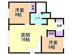 ローズガーデン 2階