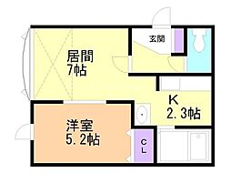 ルート医大前　Ｂ棟 2階