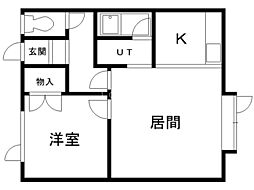 間取図画像 1LDK