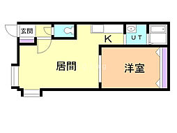 ビランドリーＢ 1階