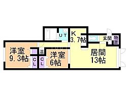 リリヴァレIII 2階