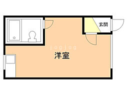 ダイワハイツ ワンルームの間取図画像