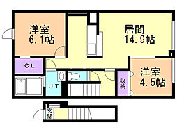 ラルジュメゾンII 2階