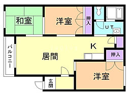間取図画像 3LDK