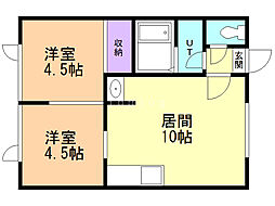 フローラルハイツ 1階/1