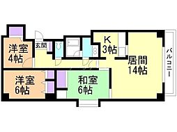 間取図画像 3LDK