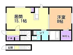 間取図画像 1LDK