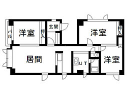 ジェルメゾン 3LDKの間取図画像