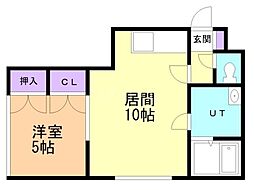 セラーノ3 1LDKの間取図画像