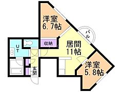物件の間取り