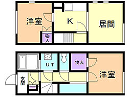 ウィズユー 2LDKの間取図画像