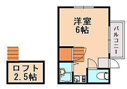 間取図画像 1K