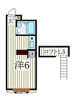 ハンプトンコートひばりが丘  ｜ 千葉県柏市ひばりが丘（賃貸アパート1R・2階・17.68㎡） その2