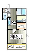 ＤｉａＲｅｓｔｏ  ｜ 千葉県柏市明原3丁目（賃貸アパート1K・1階・27.77㎡） その2