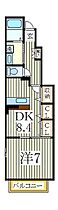 セントラーレ　パルク弐番館  ｜ 千葉県我孫子市柴崎台2丁目（賃貸アパート1DK・1階・40.07㎡） その2