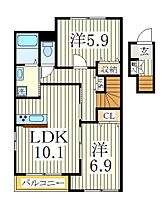 ＡＶＡＮＴＩ　ＨＯＵＳＥ  ｜ 千葉県我孫子市中峠（賃貸アパート2LDK・2階・59.17㎡） その2