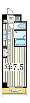 KDXレジデンス柏  ｜ 千葉県柏市富里3丁目（賃貸マンション1K・2階・22.45㎡） その2