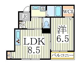 オルキス  ｜ 千葉県流山市駒木台（賃貸アパート1LDK・1階・38.55㎡） その2