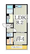 AJ柏の葉キャンパス  ｜ 千葉県柏市若柴1丁目（賃貸アパート1LDK・2階・30.54㎡） その2