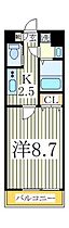 SAKURA TERRACE KASHIWA  ｜ 千葉県柏市柏7丁目（賃貸マンション1K・3階・25.45㎡） その2