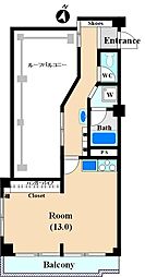 間取図画像 ワンルーム