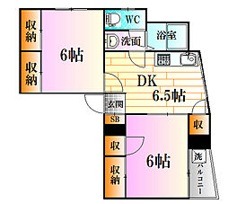 間取図画像 2DK