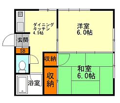 広島県広島市南区段原2丁目（賃貸アパート2K・1階・37.00㎡） その2