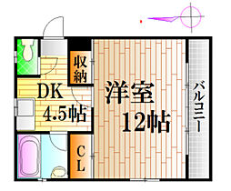 広島県広島市中区十日市町2丁目（賃貸マンション1DK・5階・37.80㎡） その2