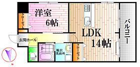 広島県広島市西区上天満町（賃貸マンション1LDK・5階・56.50㎡） その2