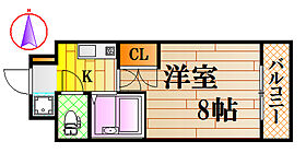 広島県広島市西区西観音町（賃貸マンション1K・5階・25.00㎡） その2