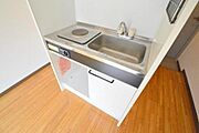 キッチンには1口コンロを備え付け♪