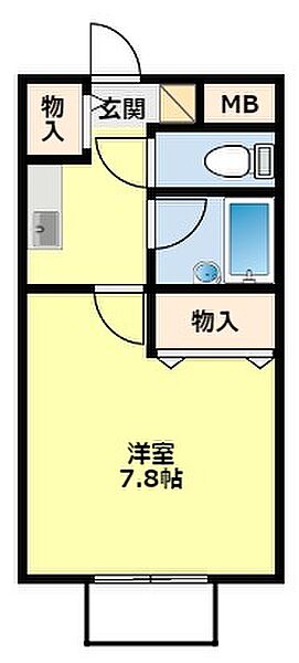 愛知県みよし市三好町木之本(賃貸アパート1K・1階・25.12㎡)の写真 その2