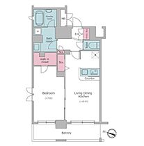 東京都千代田区岩本町１丁目（賃貸マンション1LDK・11階・45.61㎡） その2