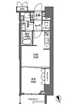 東京都中央区日本橋浜町３丁目（賃貸マンション1LDK・13階・38.61㎡） その2