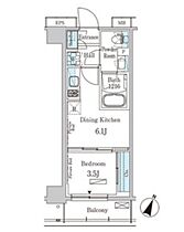 東京都文京区大塚２丁目（賃貸マンション1DK・2階・25.92㎡） その2