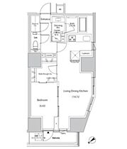 東京都新宿区市谷田町２丁目（賃貸マンション1LDK・6階・53.87㎡） その2