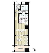 東京都中央区日本橋堀留町２丁目（賃貸マンション1LDK・8階・35.26㎡） その2