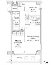 東京都新宿区住吉町（賃貸マンション2LDK・6階・56.38㎡） その2