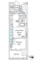 東京都新宿区舟町（賃貸マンション1LDK・5階・37.25㎡） その2