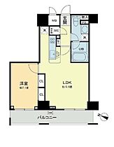 東京都文京区本郷１丁目（賃貸マンション1LDK・13階・48.96㎡） その2