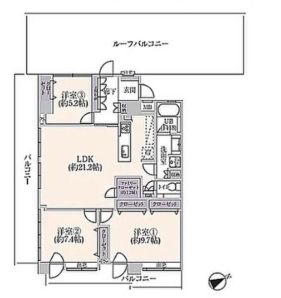 間取りを拡大表示