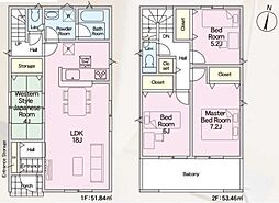 高槻市野田1丁目2号棟　新築一戸建