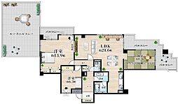 フォレスティア苦楽園 3LDKの間取図画像