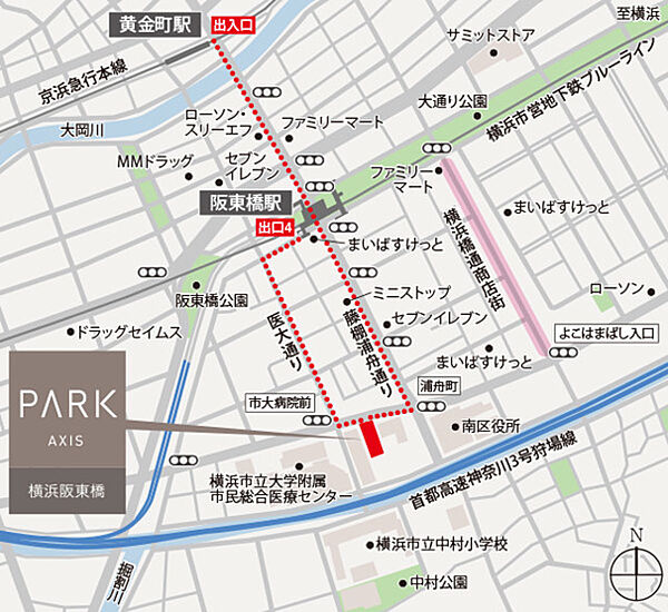 パークアクシス横浜阪東橋 707｜神奈川県横浜市南区浦舟町3丁目(賃貸マンション1LDK・7階・32.17㎡)の写真 その20