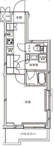 ルーブル聖蹟桜ヶ丘 501｜東京都多摩市一ノ宮2丁目(賃貸マンション1K・5階・27.65㎡)の写真 その2